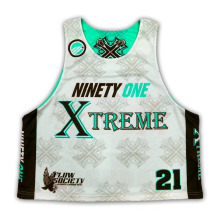 Custom Design Team Man Reversible Sublimation Lacrosse Uniform Jerseys